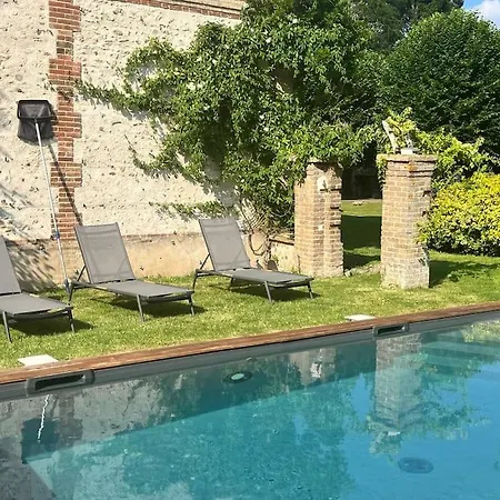 Villa Les Roseaux, 1h De Paris, Grand Jardin, Piscine Venables